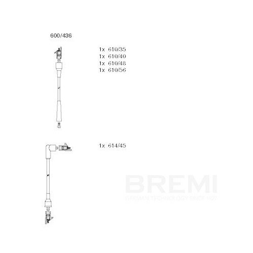 BREMI Z&uuml;ndleitungssatz 600/436