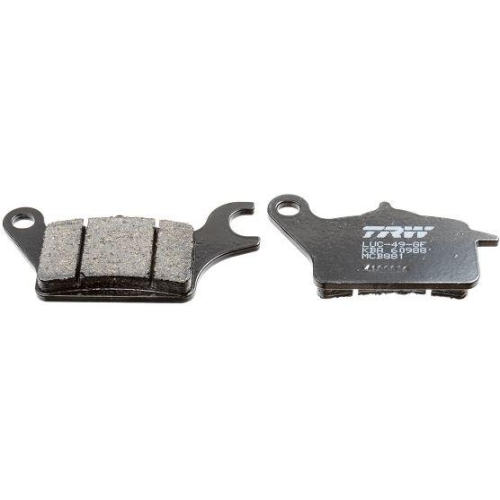 TRW Bremsbelagsatz, Scheibenbremse Organic Allround MCB881