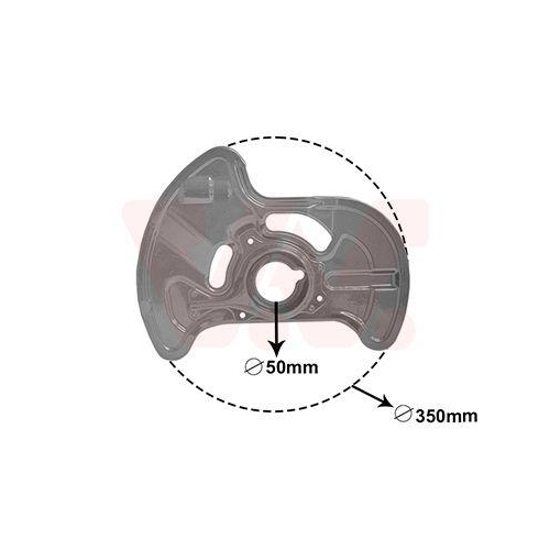 VAN WEZEL Spritzblech, Bremsscheibe 3091371