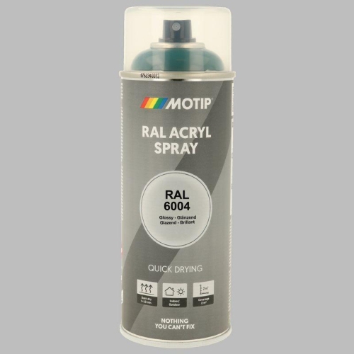 MOTIP Lack RAL 6004 blaugr&uuml;n hochglanz 400 ml 07141