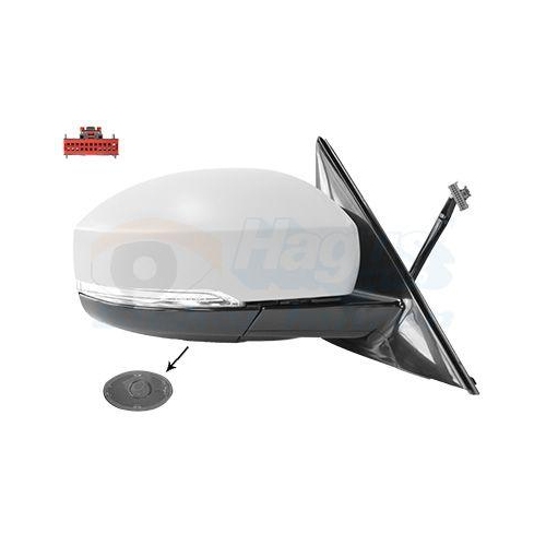 VAN WEZEL Au&szlig;enspiegel * HAGUS * 0246828