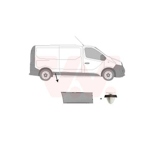 VAN WEZEL Zier-/Schutzleiste, Seitenwand 4396408