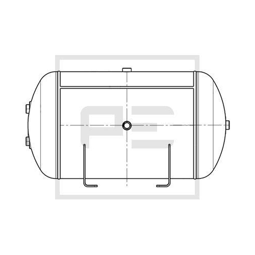 PE Automotive Luftbeh&auml;lter, Druckluftanlage 076.515-80A
