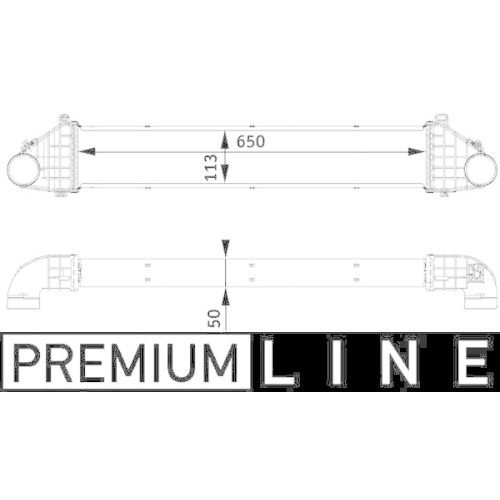 MAHLE Ladeluftk&uuml;hler BEHR *** PREMIUM LINE *** CI 139 000P
