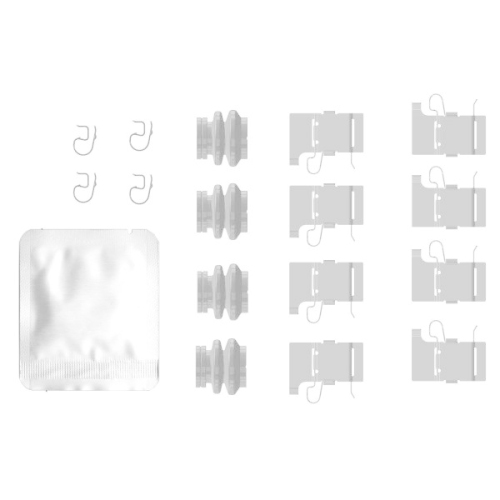 TEXTAR Zubeh&ouml;rsatz, Scheibenbremsbelag 82555200