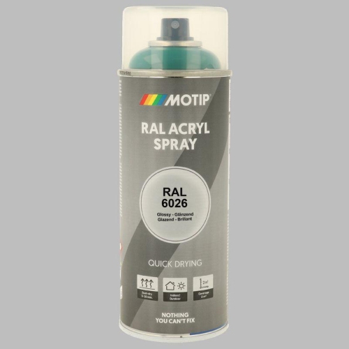 MOTIP Lack RAL 6026 opalgr&uuml;n hochglanz 400 ml 07144