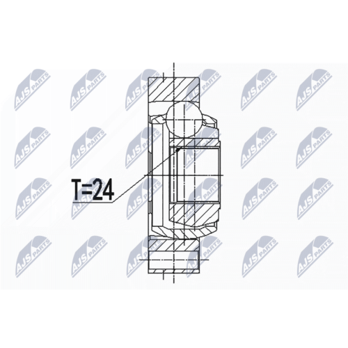 NTY Gelenksatz, Antriebswelle NPW-BM-088