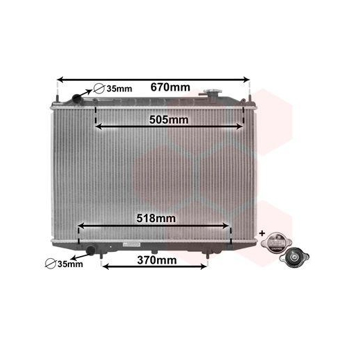 VAN WEZEL K&uuml;hler, Motork&uuml;hlung *** IR PLUS *** 13002302