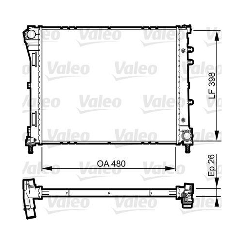 VALEO K&uuml;hler, Motork&uuml;hlung 735273