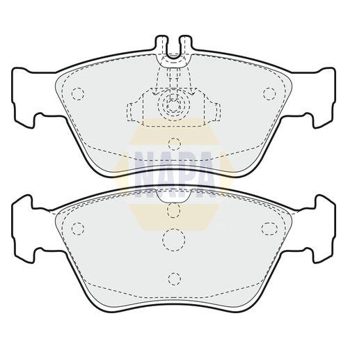 NAPA Bremsbelagsatz, Scheibenbremse NAPA NBP1375