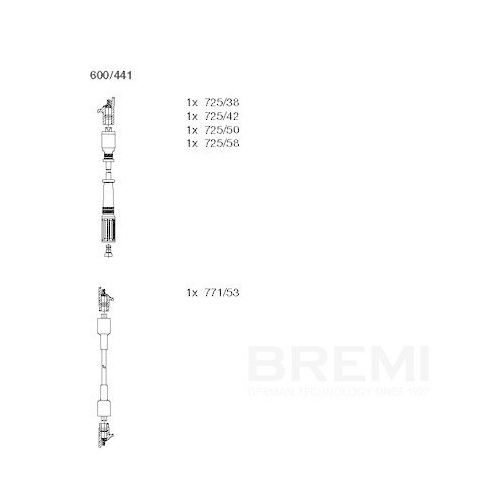 BREMI Z&uuml;ndleitungssatz 600/441