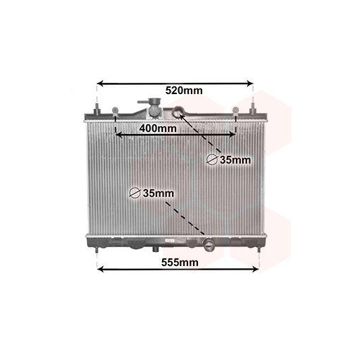 VAN WEZEL K&uuml;hler, Motork&uuml;hlung 13002338