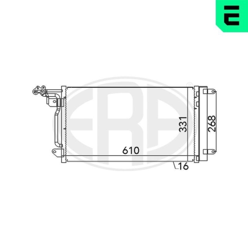 ERA Kondensator, Klimaanlage 667026