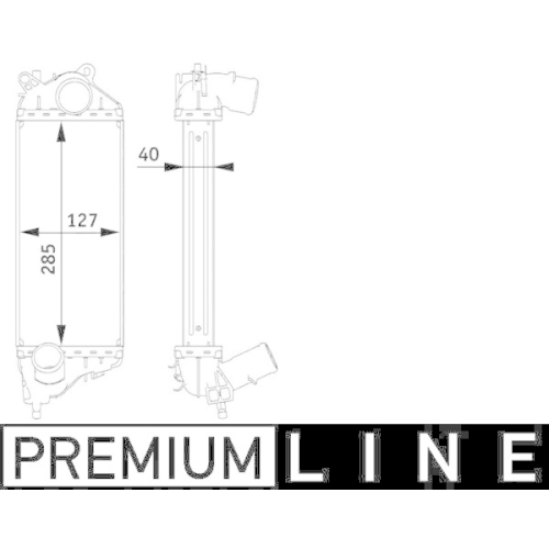 MAHLE Ladeluftk&uuml;hler BEHR *** PREMIUM LINE *** CI 140 000P