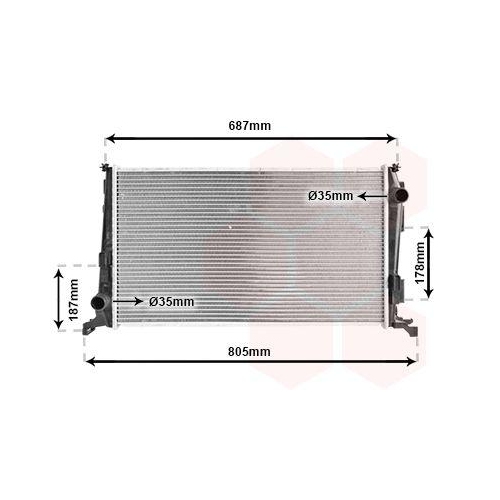 VAN WEZEL K&uuml;hler, Motork&uuml;hlung 15002005
