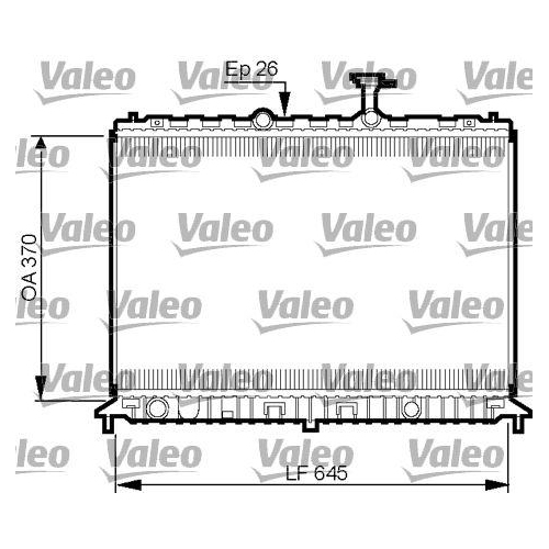 VALEO K&uuml;hler, Motork&uuml;hlung 735501