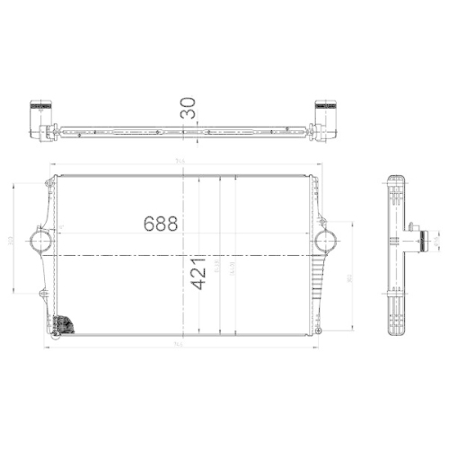 MAHLE Ladeluftk&uuml;hler BEHR CI 522 000S