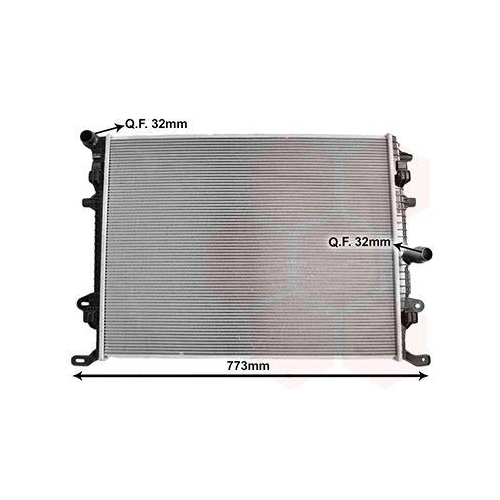 VAN WEZEL Kühler, Motorkühlung