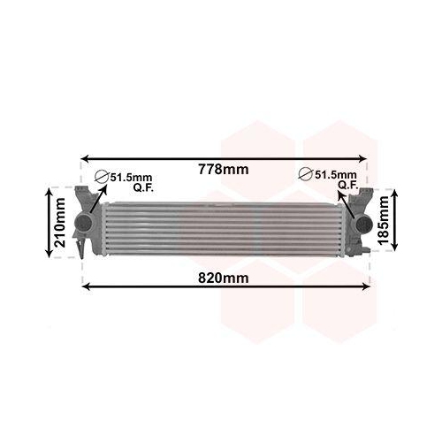 VAN WEZEL Ladeluftk&uuml;hler 30014704