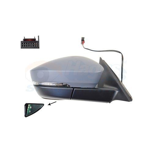 VAN WEZEL Au&szlig;enspiegel * HAGUS * 7643826