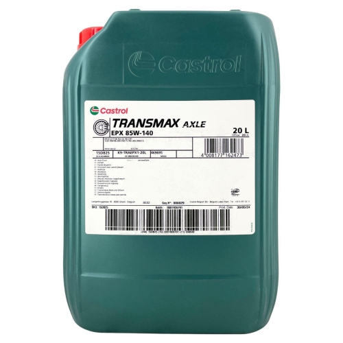 Getriebe&ouml;l Castrol Transmax Axle EPX 85W-140 ZF TE-ML 05A 12E API GL-5 20 Liter
