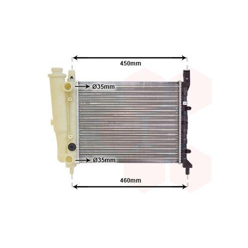 VAN WEZEL K&uuml;hler, Motork&uuml;hlung 17002039