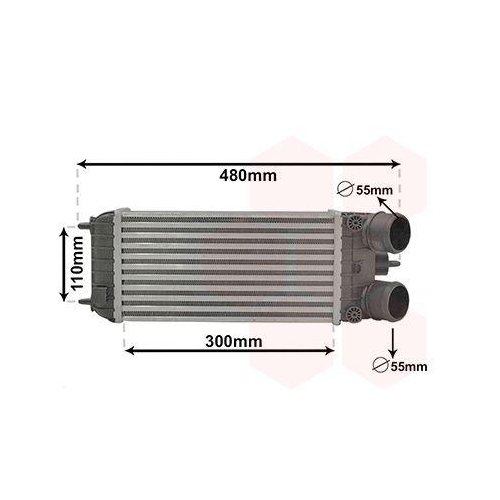 VAN WEZEL Ladeluftk&uuml;hler 40014702