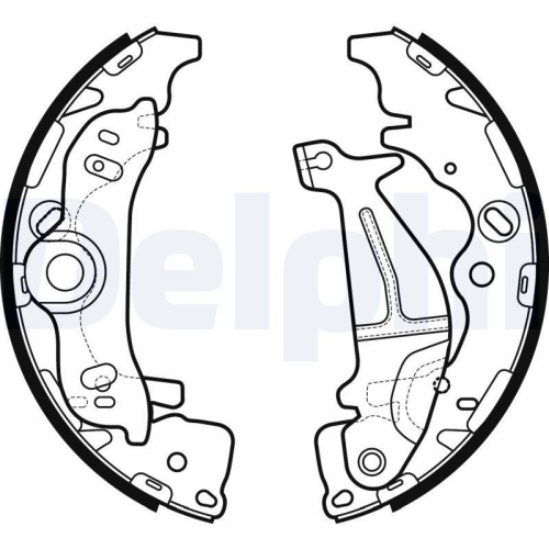 DELPHI Bremsbackensatz LS2138