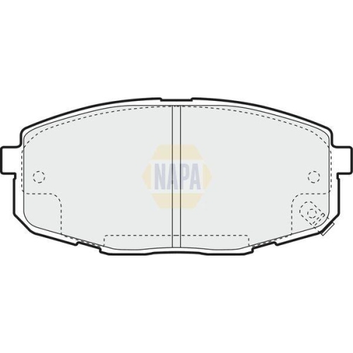 NAPA Bremsbelagsatz, Scheibenbremse NAPA NBP1384