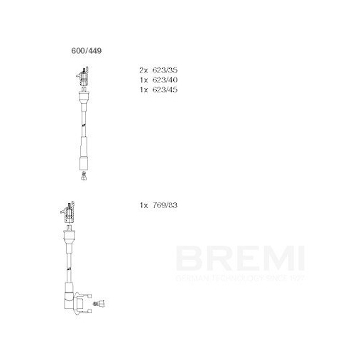 BREMI Z&uuml;ndleitungssatz 600/449