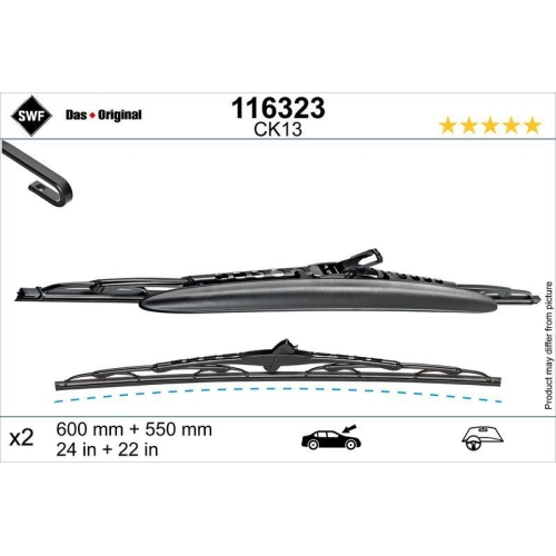 SWF Wischblatt DAS ORIGINAL SET 116323