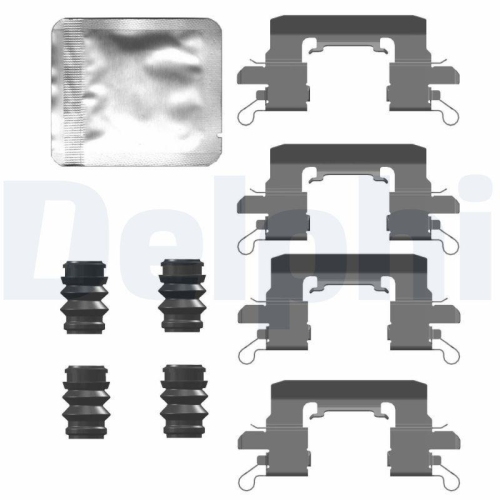 DELPHI Zubeh&ouml;rsatz, Scheibenbremsbelag LX0743