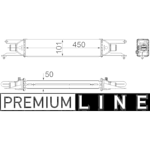 MAHLE Ladeluftk&uuml;hler BEHR *** PREMIUM LINE *** CI 205 000P