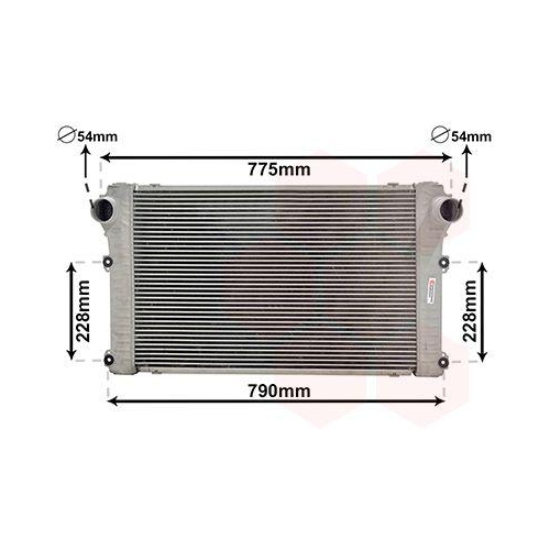 VAN WEZEL Ladeluftk&uuml;hler 53014700