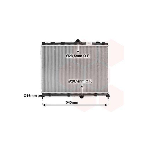 VAN WEZEL K&uuml;hler, Motork&uuml;hlung 09012715