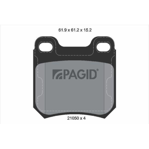 PAGID Bremsbelagsatz, Scheibenbremse T1016N