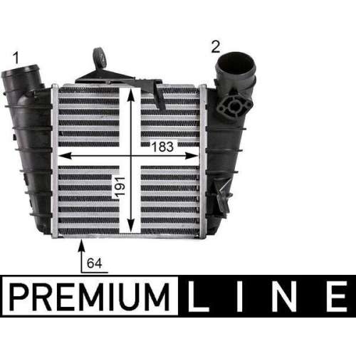 MAHLE Ladeluftk&uuml;hler BEHR *** PREMIUM LINE *** CI 530 000P