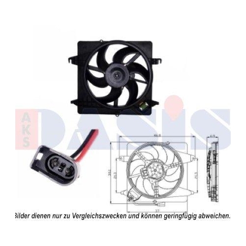 AKS DASIS L&uuml;fter, Motork&uuml;hlung 098117N