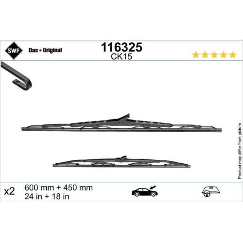 SWF Wischblatt DAS ORIGINAL SET 116325