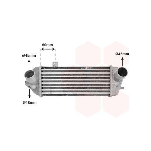 VAN WEZEL Ladeluftk&uuml;hler 83014700