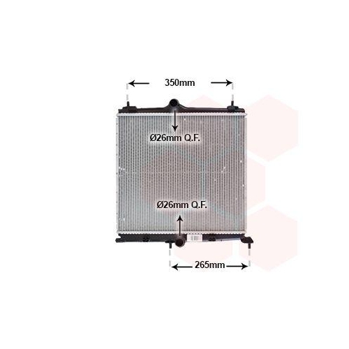 VAN WEZEL K&uuml;hler, Motork&uuml;hlung 40012702