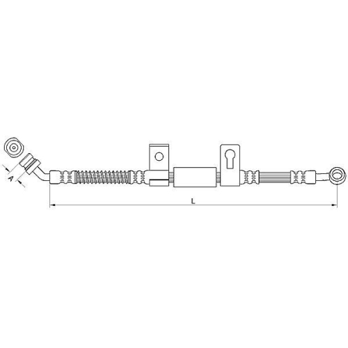 METZGER AUTOTEILE Bremsschlauch 4110831