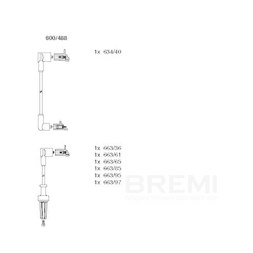 BREMI Z&uuml;ndleitungssatz 600/488