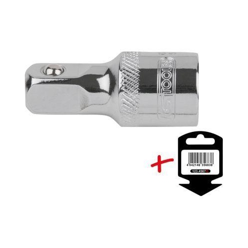 1/2 Zoll CHROMEplus Verl&auml;ngerung, 50mm auf H&auml;nger KS TOOLS 918.1274-E