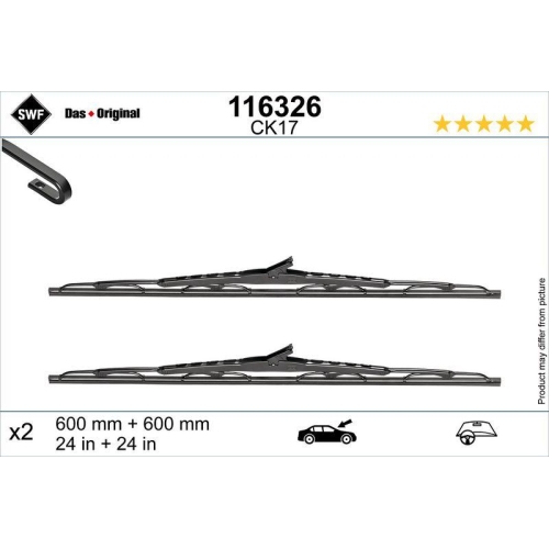 SWF Wischblatt DAS ORIGINAL SET 116326
