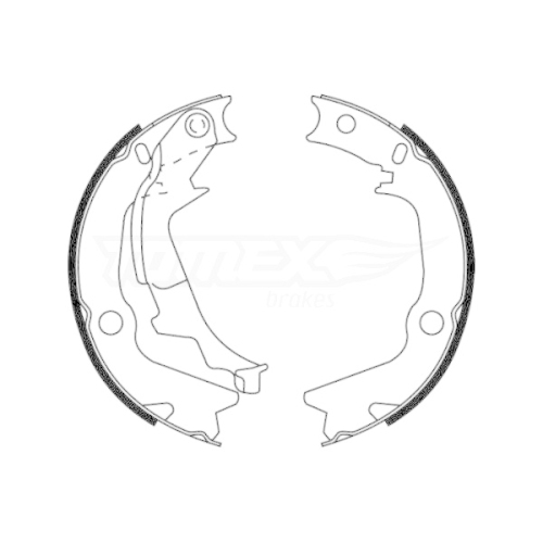 TOMEX Brakes Bremsbackensatz TX 22-53