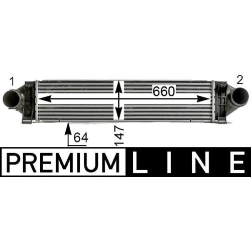 MAHLE Ladeluftk&uuml;hler BEHR *** PREMIUM LINE *** CI 532 000P