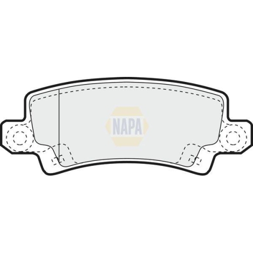 NAPA Bremsbelagsatz, Scheibenbremse NAPA NBP1396