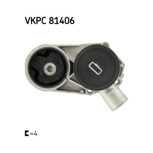 SKF Wasserpumpe, Motork&uuml;hlung VKPC 81406