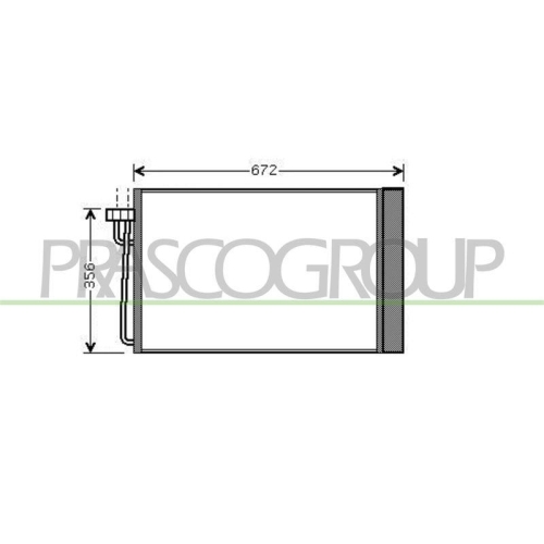PRASCO Kondensator, Klimaanlage PrascoSelection BM046C001